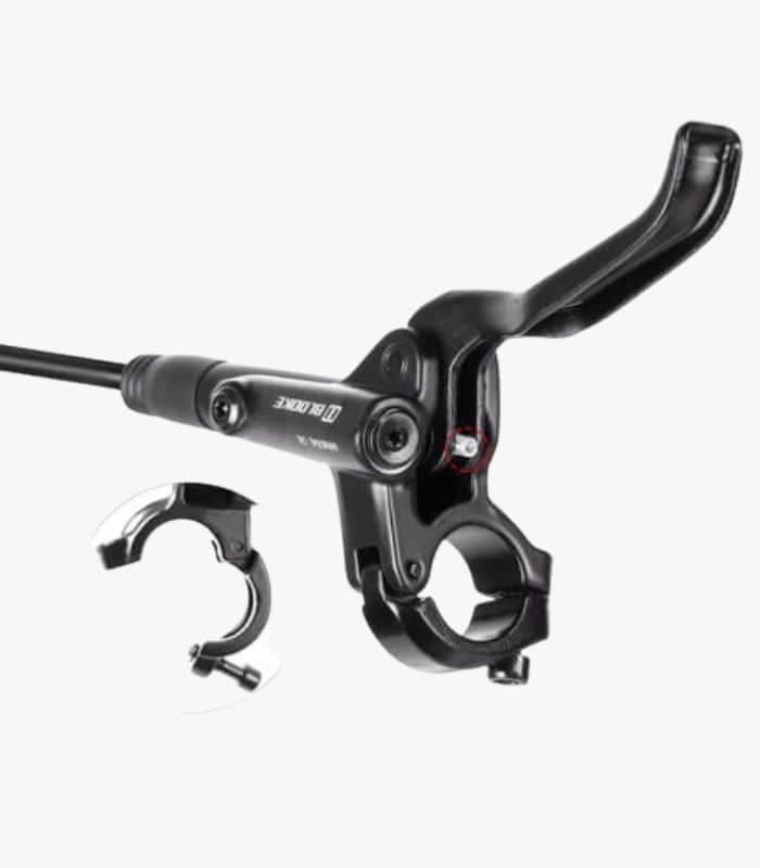 ברקס שמן אחורי 4 בוכנות, מתאים לאופניים וקורקינטים חשמליים